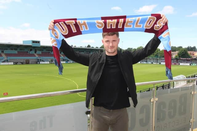 New South Shields signing Josh Doherty (photo: South Shields FC).