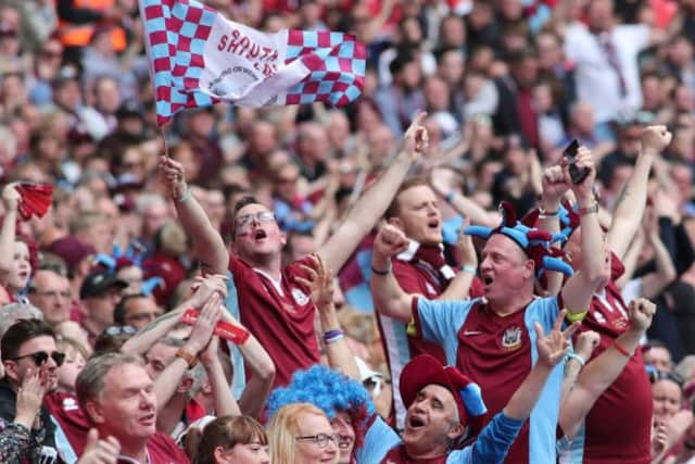 South Shields football fans