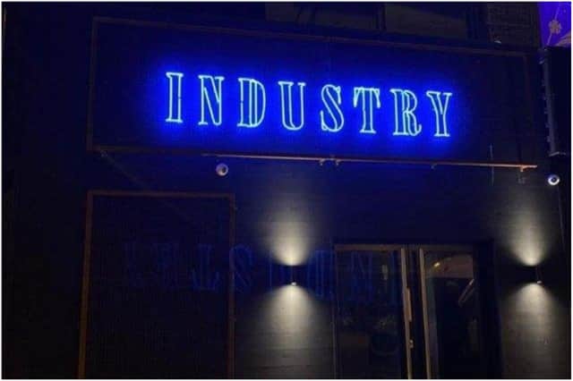 Industry nightclub owned by Jade Thirlwall opened its doors for the first time on 'Freedom Day.'  Photo by Arbeia bar.