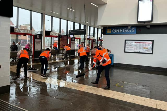 South Shields Interchange. on the day of the Great North Run 2023.   Pic via Nexus.