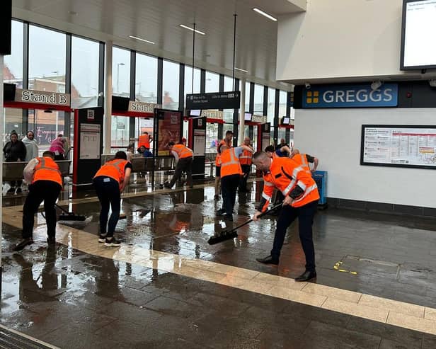 South Shields Interchange. on the day of the Great North Run 2023.   Pic via Nexus.