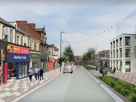 Image of how a reimagined Fowler Street in South Shields could look.