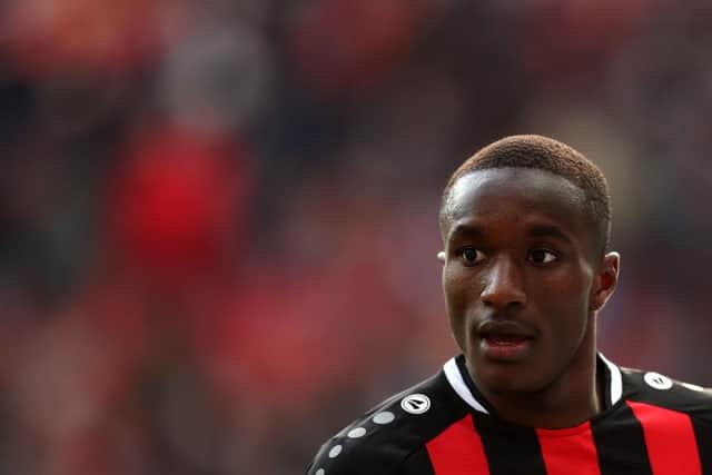 Bayer Leverkusen winger Moussa Diaby.