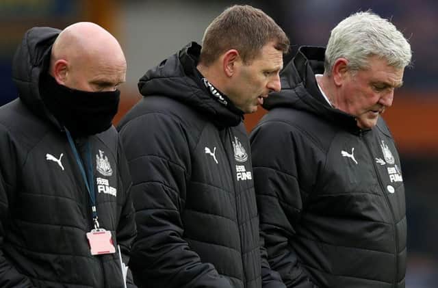 Steve Agnew, Graeme Jones and Steve Bruce.