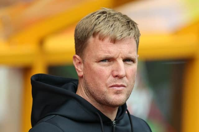 Newcastle United head coach Eddie Howe.