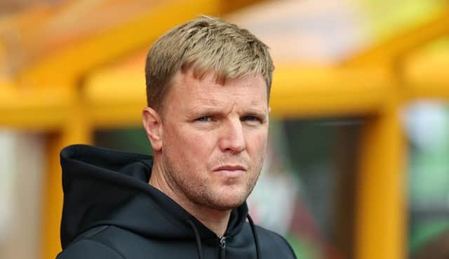 Newcastle United head coach Eddie Howe.
