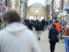 Shoppers in King Street, South Shields, after the second national lockdown lifted. It is hoped community efforts, vaccinations and testing will enable South Tyneside to move out of the toughest level of restrictions in the coming months.