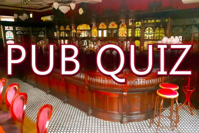 Here are 30 pub quiz questions - without the bother of having to go to the pub.