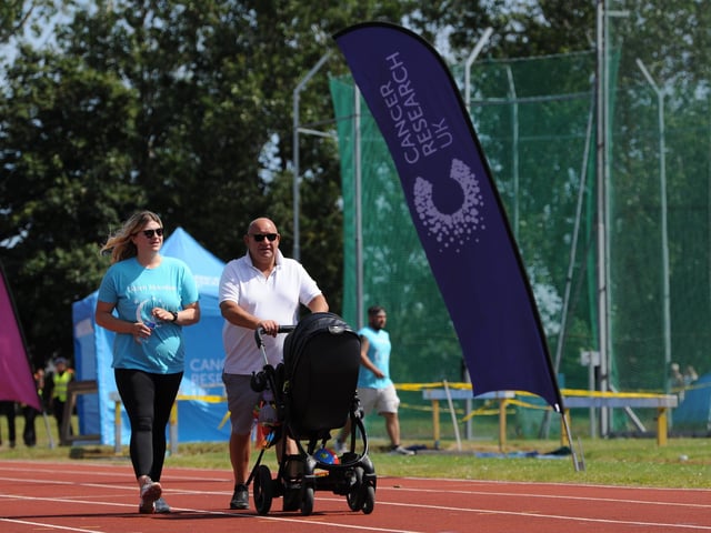 Cancer Research Relay for Life at Monkton Stadium, Jarrow.