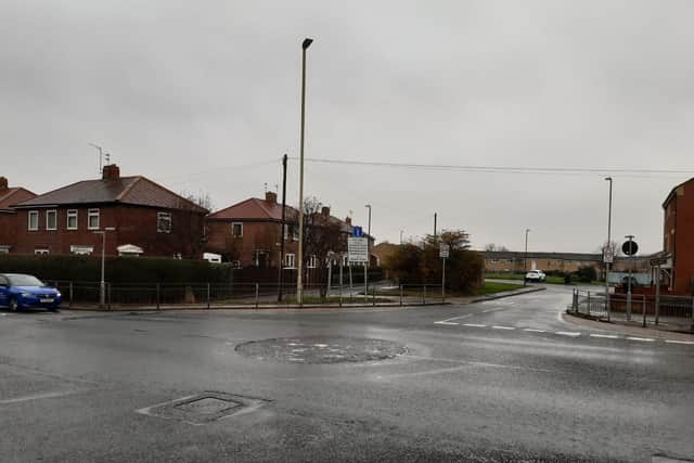 The collision happened in Low Lane, close to its junction with Boldon Lane, in South Shields.