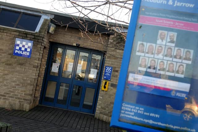 Hebburn Police Station while in operation. Picture taken in 2014.