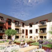 CGI image of how new extra care scheme at Chuter Ede site could look