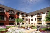 CGI image of how new extra care scheme at Chuter Ede site could look