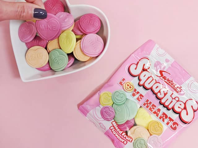The new Squashies Love Hearts bring together old and new and are a playful reflection of the evolving dynamics of modern romance.