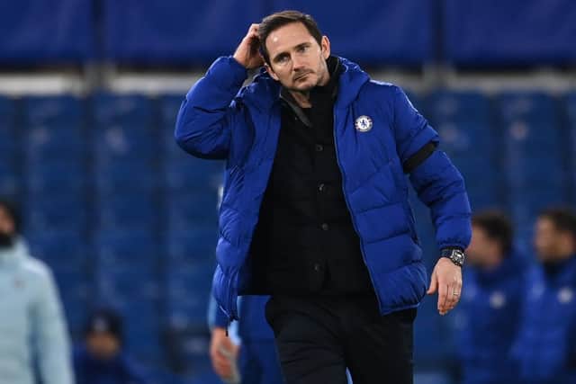 Former Chelsea manager Frank Lampard is reportedly a leading candidate to take charge of Newcastle United. (Photo by ANDY RAIN/POOL/AFP via Getty Images)