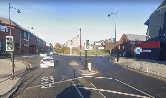 Police are appealing for witnesses after the collision in Anderson Street, South Shields.