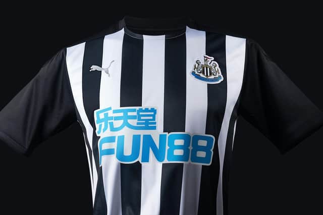 Newcastle United's new kit. Picture courtesy of NUFC.