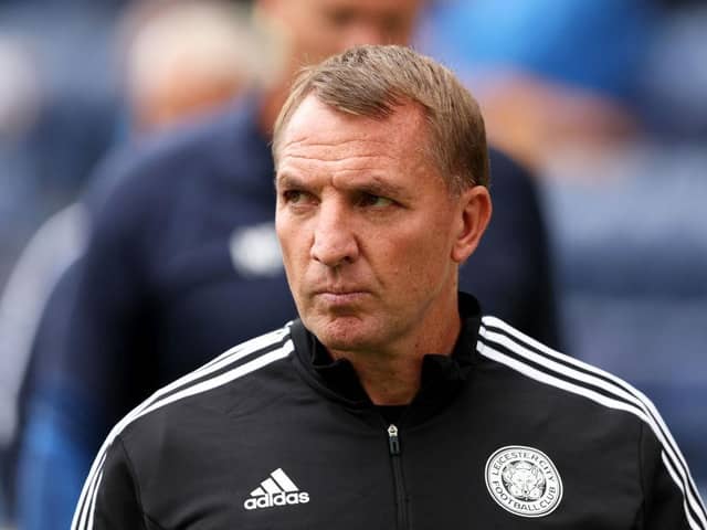 Leicester City manager Brendan Rodgers.