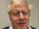 A video grab taken from the twitter feed of Prime Minister Boris Johnson after he was instructed to self-isolate by NHS Test and Trace following a meeting with MP Lee Anderson, who has since tested positive for Covid-19.