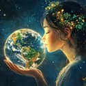 Showing love for Mother Earth (photo: Adobe)