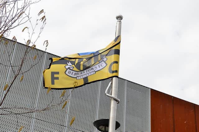 Hebburn Town FC flags are flying from key public buildings to cheer on the team