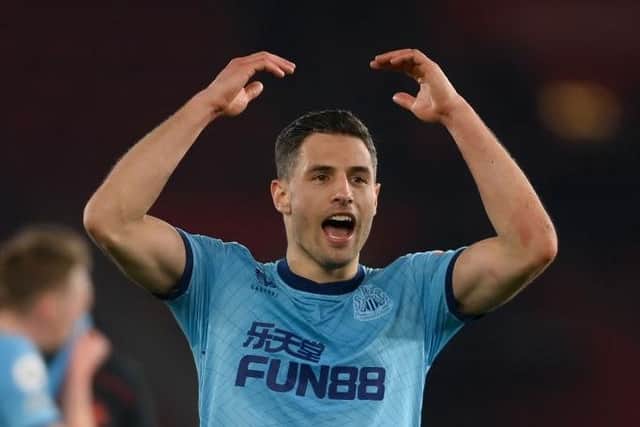 Newcastle United defender Fabian Schar has signed a new contract extension with the club  (Photo by Mike Hewitt/Getty Images)
