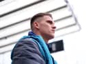 Newcastle United defender Sven Botman arrives at St James's Park.
