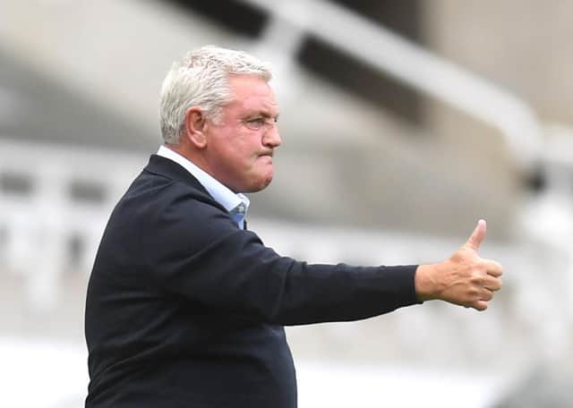 Steve Bruce has named his starting XI for tonight's clash with Manchester City. (Photo by Michael Regan/Getty Images)