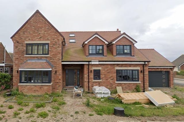 This six bedroom and four bathroom house which has since been completed is currently on the market for £1,375,000. It can be found on Markham Avenue in Whitburn.