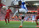 Brighton midfielder Moses Caicedo has been linked with a move to Newcastle United (Photo by LINDSEY PARNABY/AFP via Getty Images)