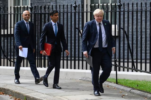 Prime Minister Boris Johnson and Chancellor Rishi Sunak are to be fined for Covid breaches.

Photo by Leon Neal/Getty Images