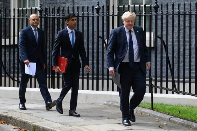Prime Minister Boris Johnson and Chancellor Rishi Sunak are to be fined for Covid breaches.

Photo by Leon Neal/Getty Images