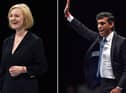 Liz Truss or Rishi Sunak will be announced as the new Conservative Party leader on September 5. Pictures: Anthony Devlin/Getty Images.