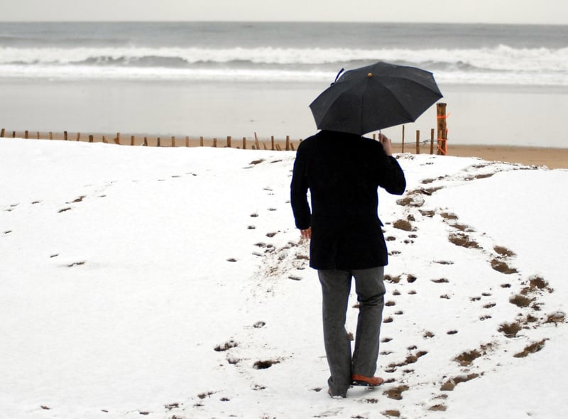 A seafront stroll for this walker in 2008.