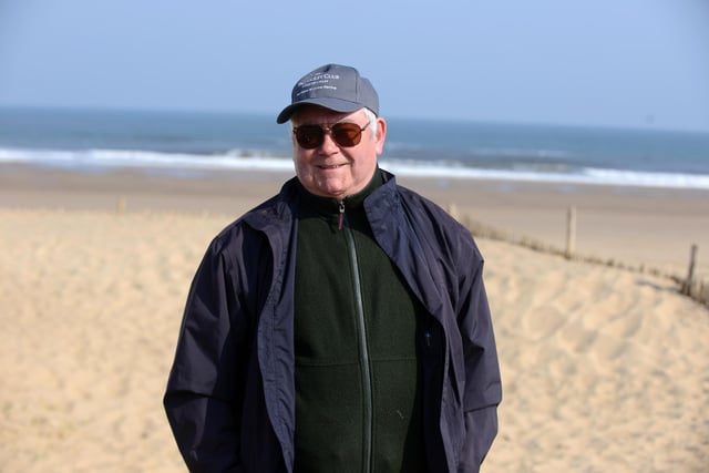 Out and about at Sandhaven Beach. David Williamson.