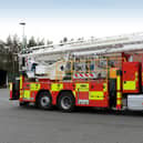 A fire appliance ready for action.