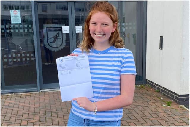 Whitburn Church of England Academy student Lydia Hart underwent heart surgery twice during her time in sixth form but went on to achieve top A Level results.