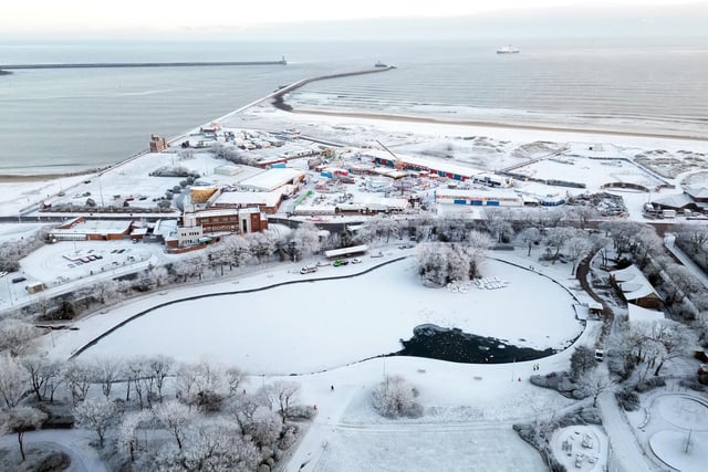 South Shields has been facing some of its coldest weather of 2022