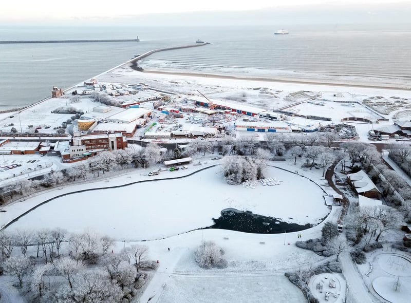 South Shields has been facing some of its coldest weather of 2022