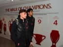 Liverpool's Bobby Clark arrives at Anfield ahead of his full debut earlier this month.