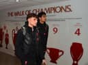 Liverpool's Bobby Clark arrives at Anfield ahead of his full debut earlier this month.