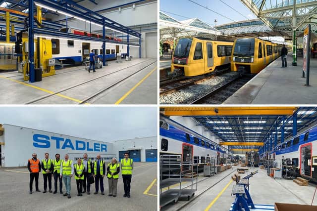 A team from Nexus visited the plant where the new Metro trains are being built.