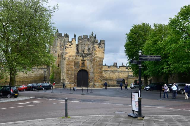 The Barbican of Alnwick Castle.