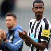 Newcastle United striker Alexander Isak.