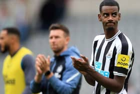 Newcastle United striker Alexander Isak.