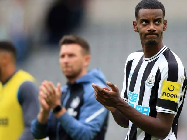 Newcastle United striker Alexander Isak.