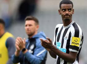 Newcastle United striker Alexander Isak.