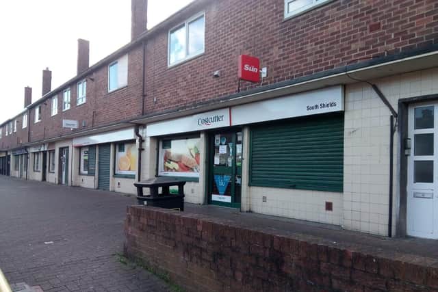 The Costcutter store in Biddick Hall was targeted by an armed robber.