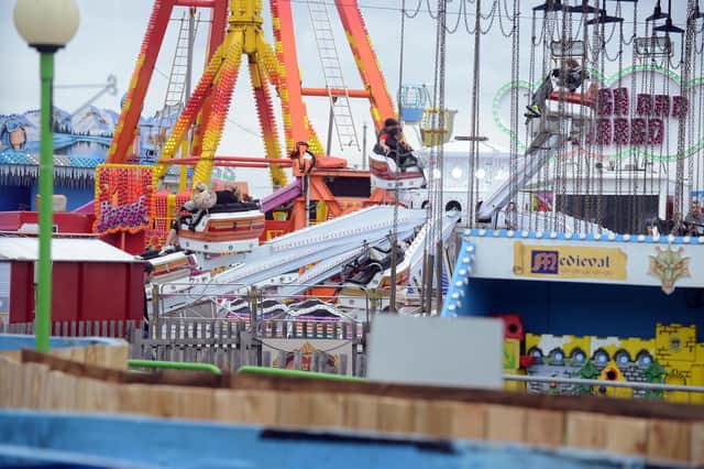 Ocean Beach Pleasure Park on 'Super Saturday' in summer 2020