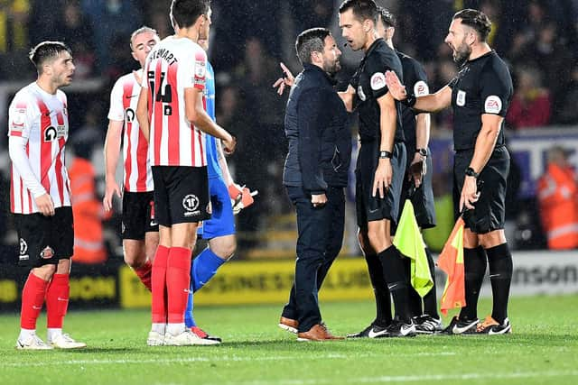 Sunderland head coach Lee Johnson.